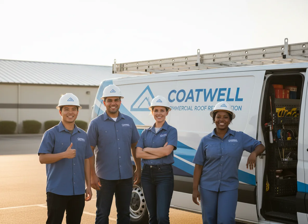 Commercial roof coating company in Roanoke, TX